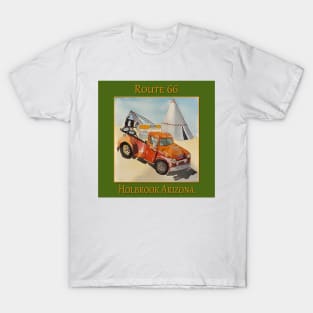 Holbrook Arizona Route 66 Tee Pee and Wrecker T-Shirt